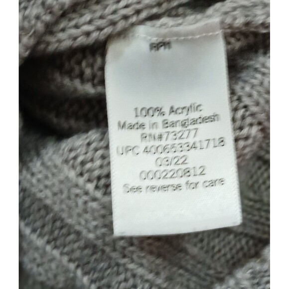 SO Gray Ribbed Cropped Cardigan Sweater Juniors M Y2K Preppy Grunge Button Up - Picture 9 of 9